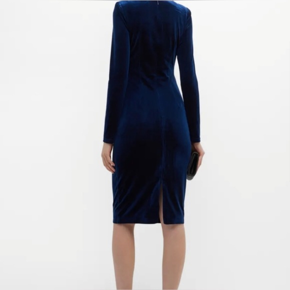 NWT Badgley Mischka Blue Velvet - Picture 6 of 6